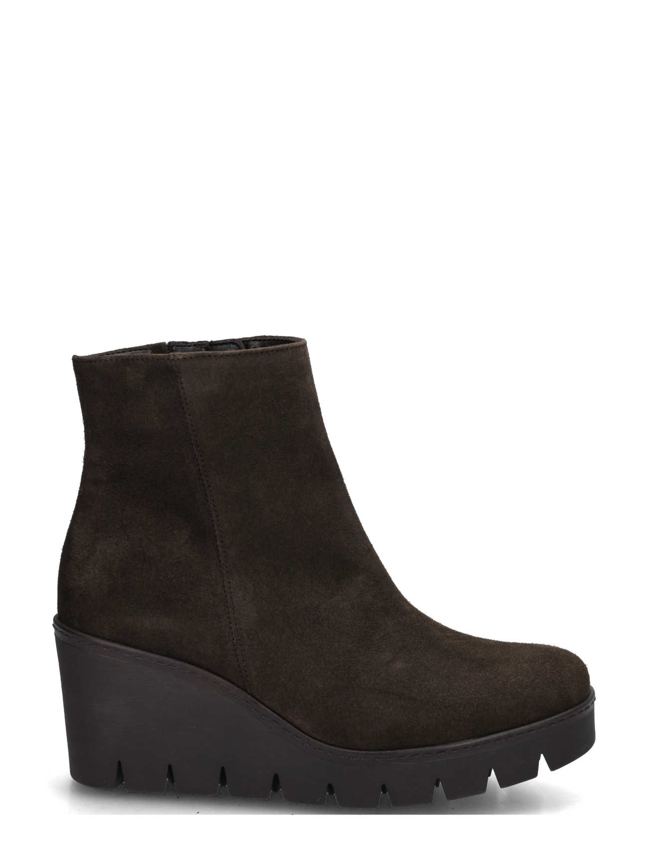 Gabor - Wedge ankle boot - stövletter - dark brown - 2