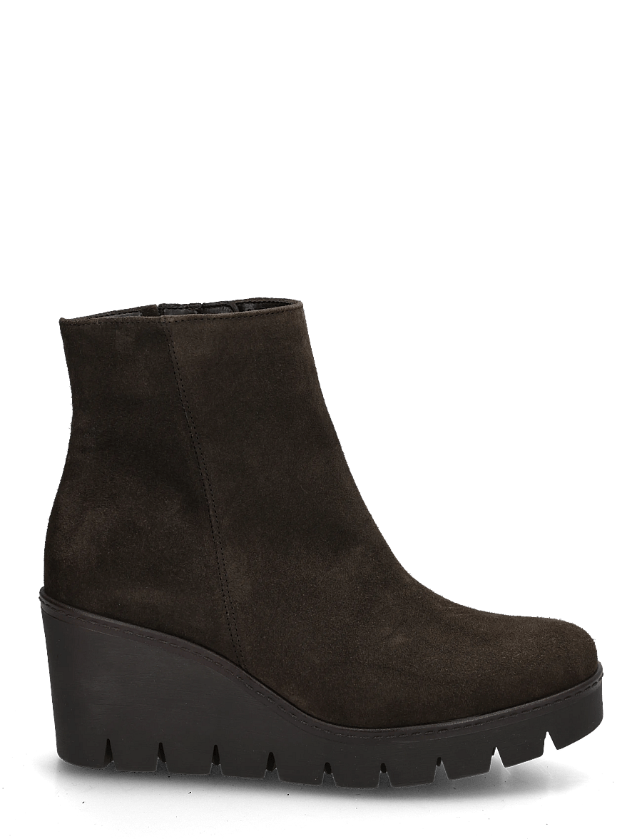 Gabor - Wedge ankle boot - stiefeletten mit absatz - dark brown - 2