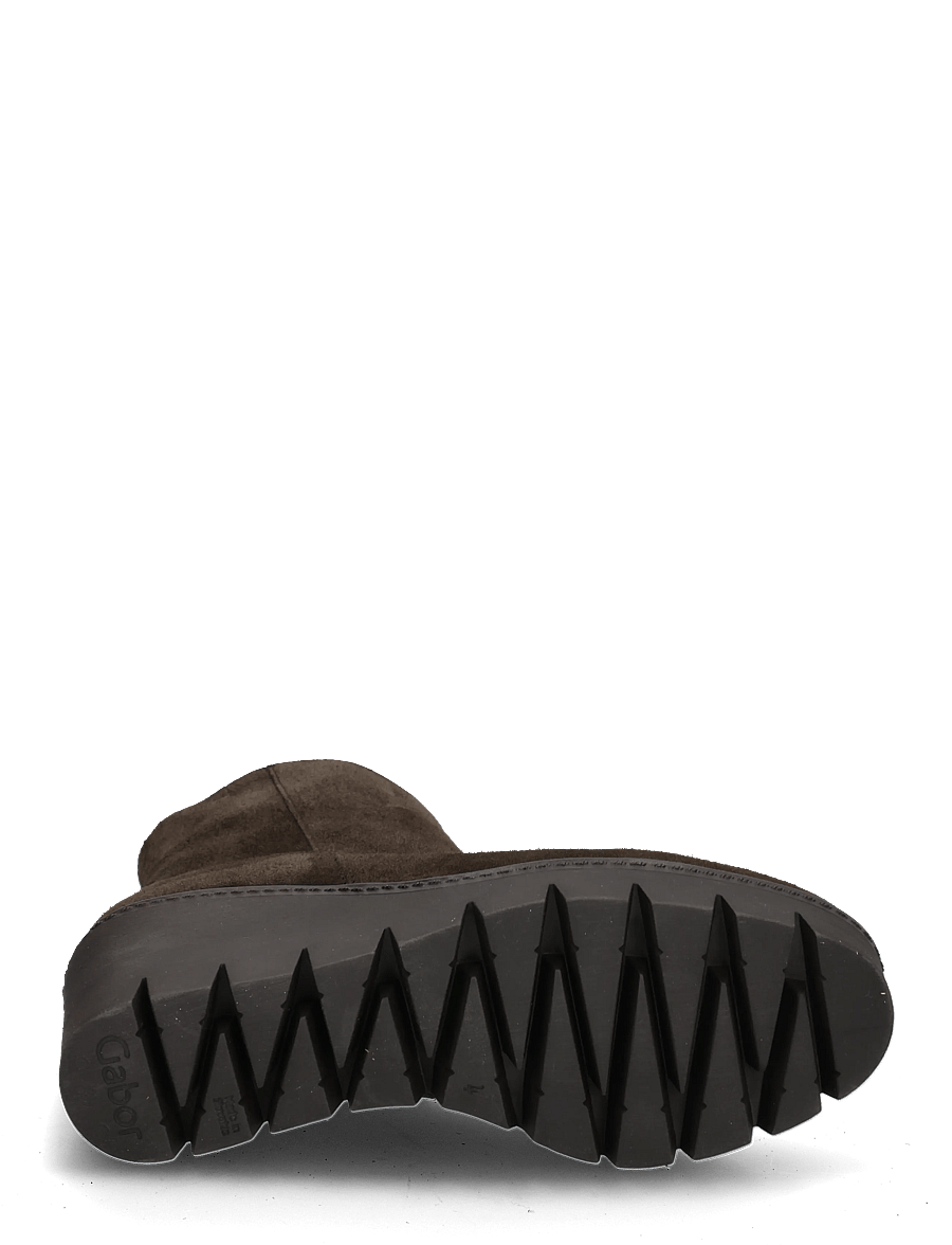 Gabor - Wedge ankle boot - stiefeletten mit absatz - dark brown - 4