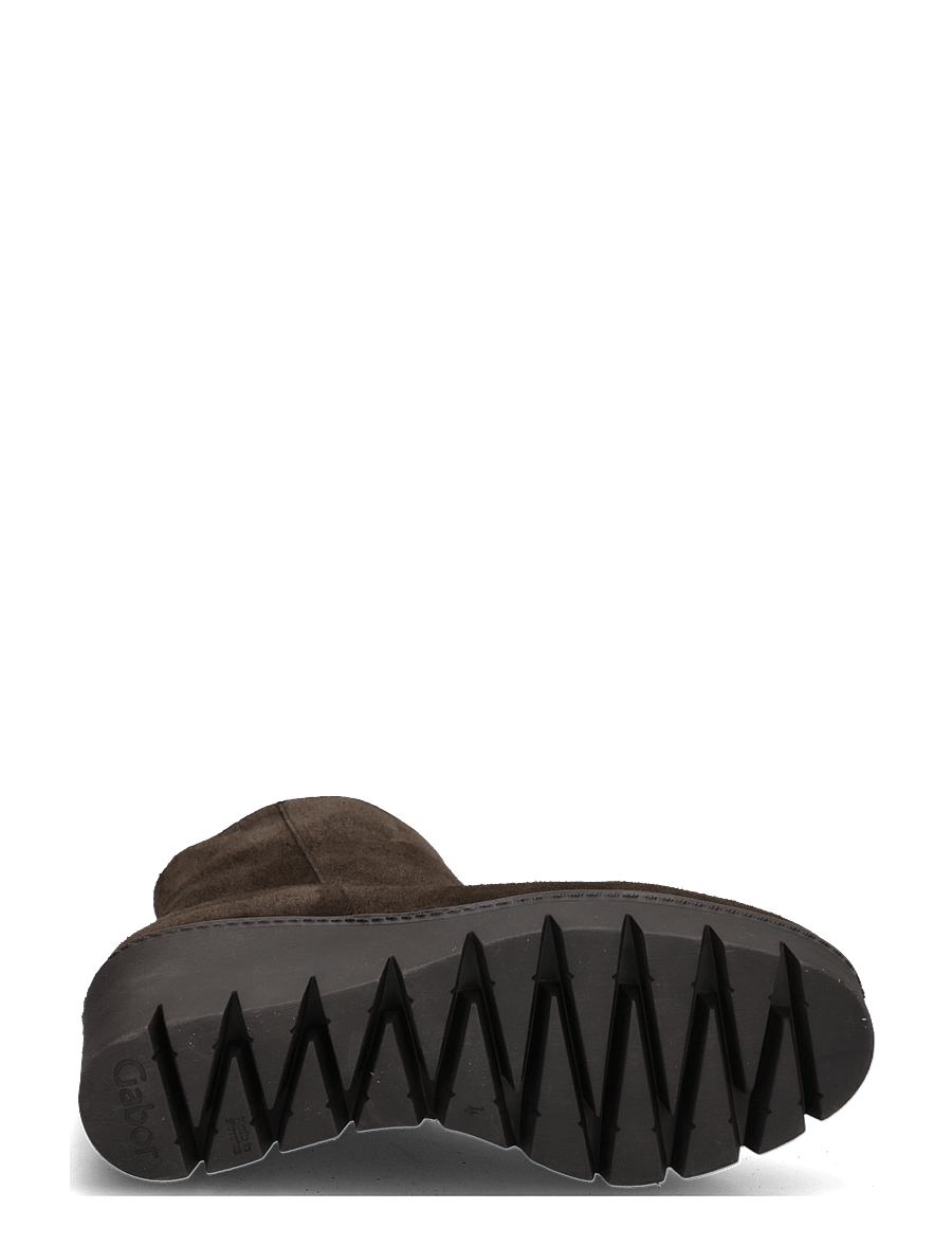 Gabor - Wedge ankle boot - stövletter - dark brown - 4