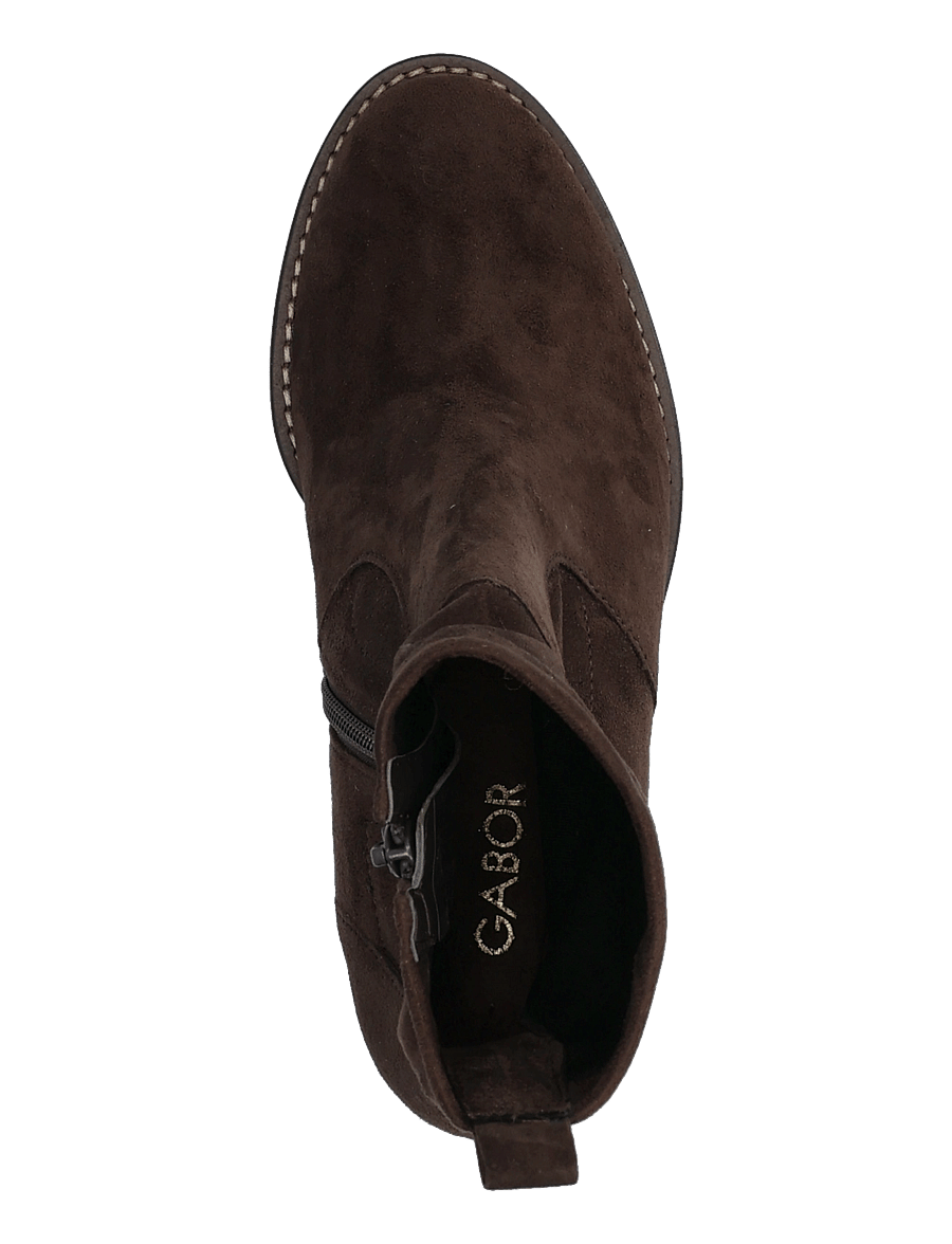 Gabor - Stretch ankle boot - stiefeletten mit absatz - dark brown - 3