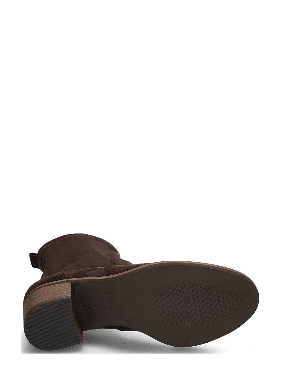 Gabor - Stretch ankle boot - stiefeletten mit absatz - dark brown - 4