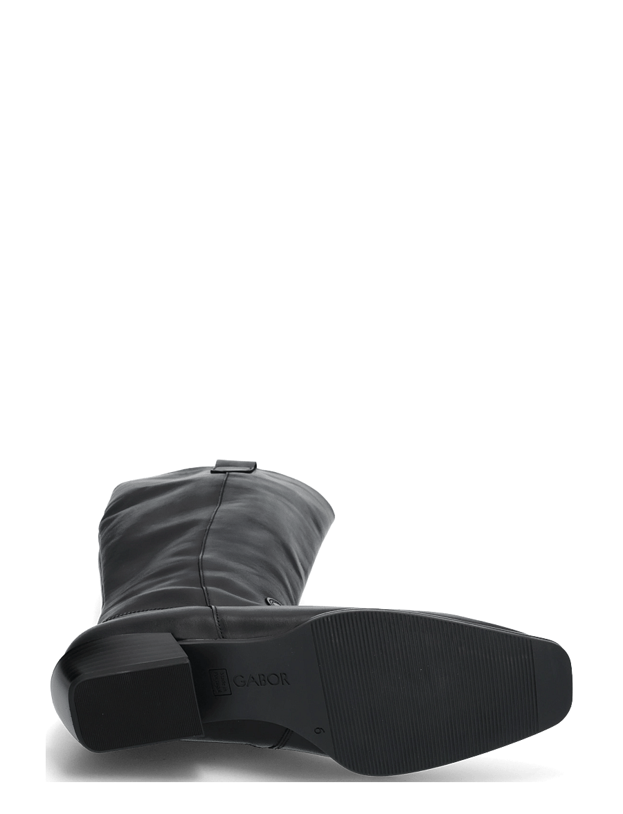 Gabor - Boot - knähöga stövlar - black - 4