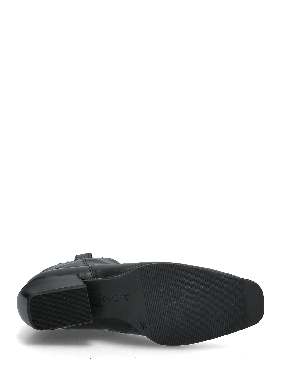 Gabor - Ankle boot - stiefeletten mit absatz - black - 4