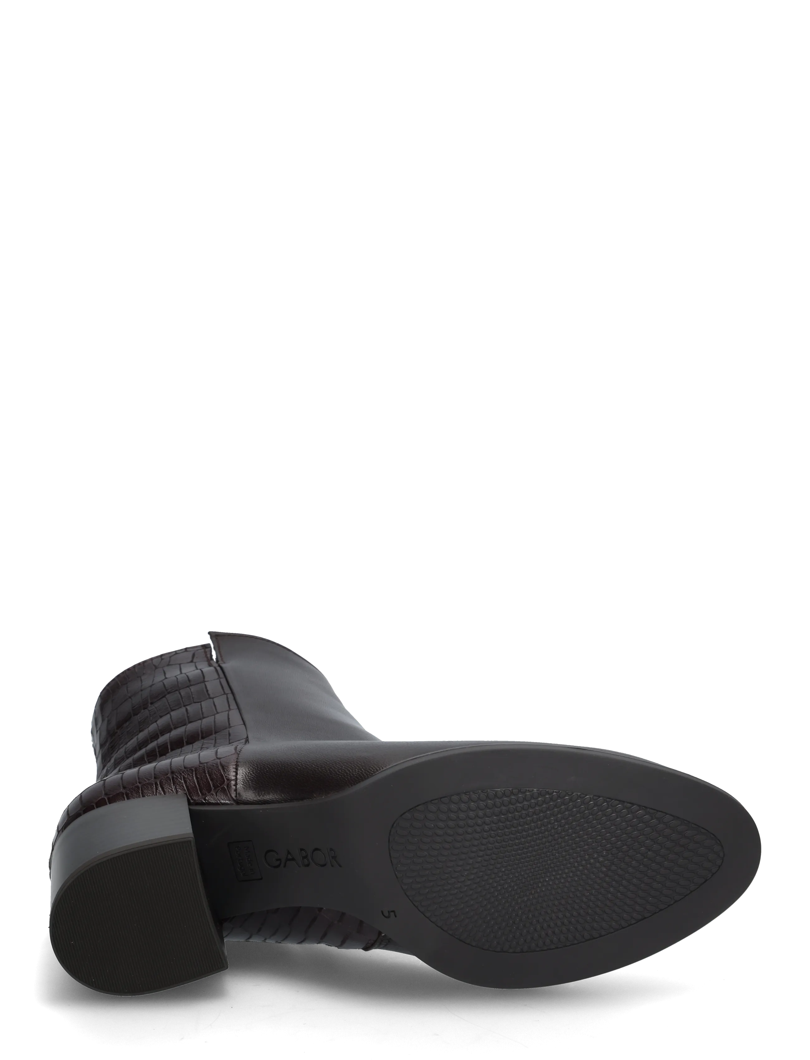 Gabor - Ankle boot - kontsaga poolsaapad - dark brown - 4