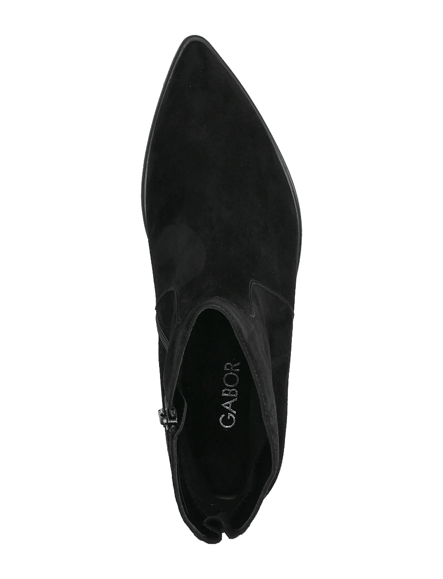Gabor - Ankle boot - kontsaga poolsaapad - black - 3