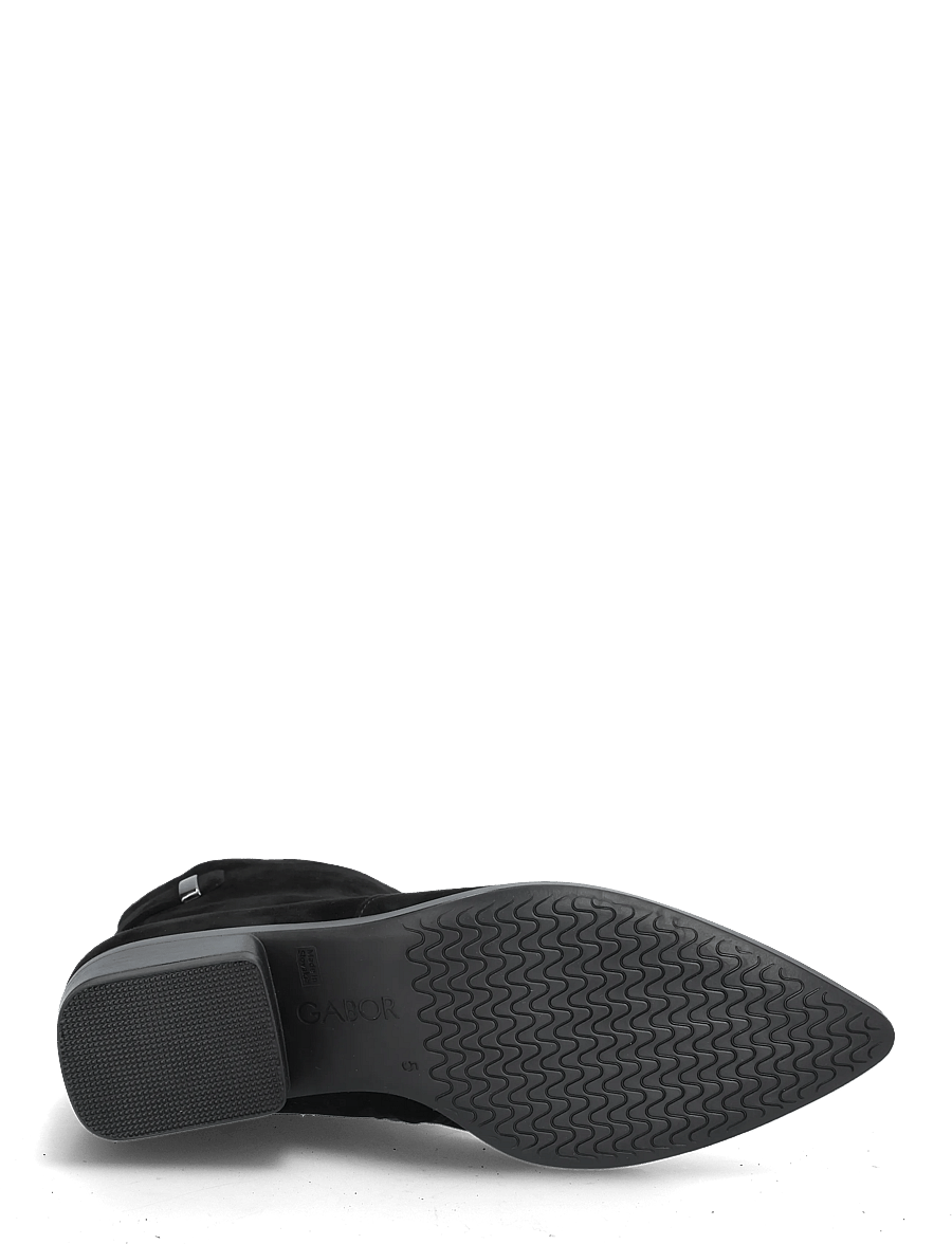 Gabor - Ankle boot - kontsaga poolsaapad - black - 4