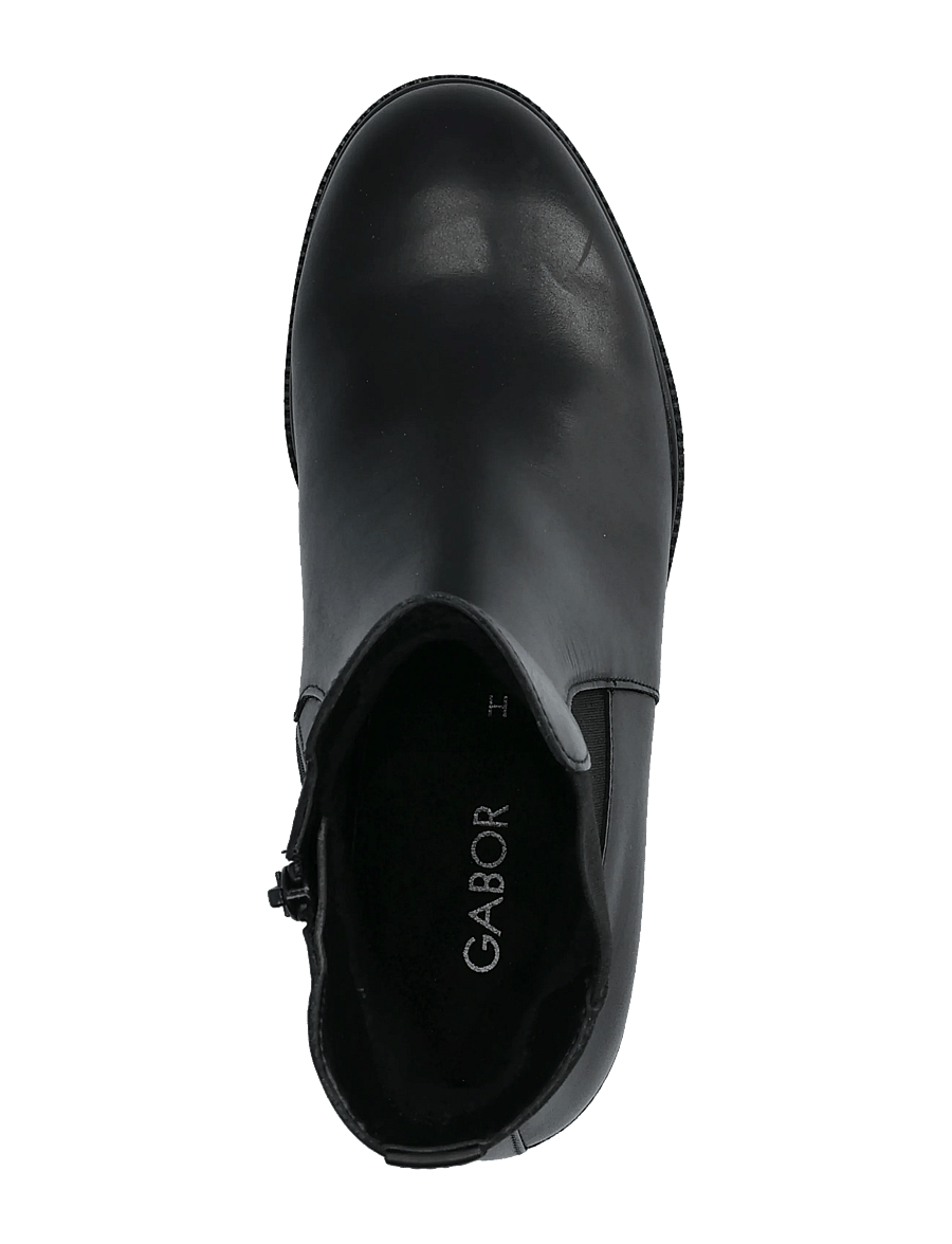 Gabor - Chelsea - aukštakulniai aulinukai - black - 3