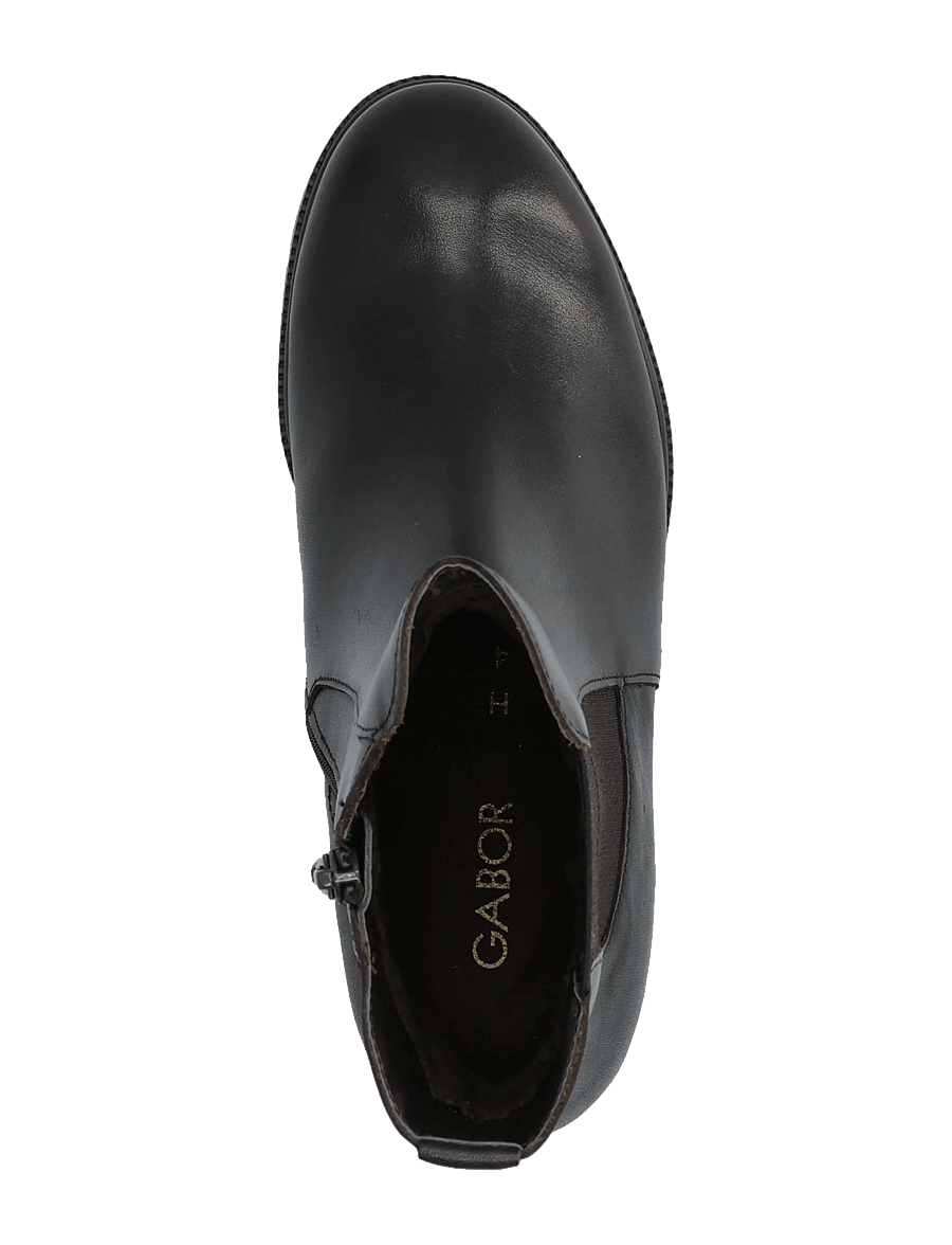Gabor - Chelsea - stiefeletten mit absatz - dark brown - 3
