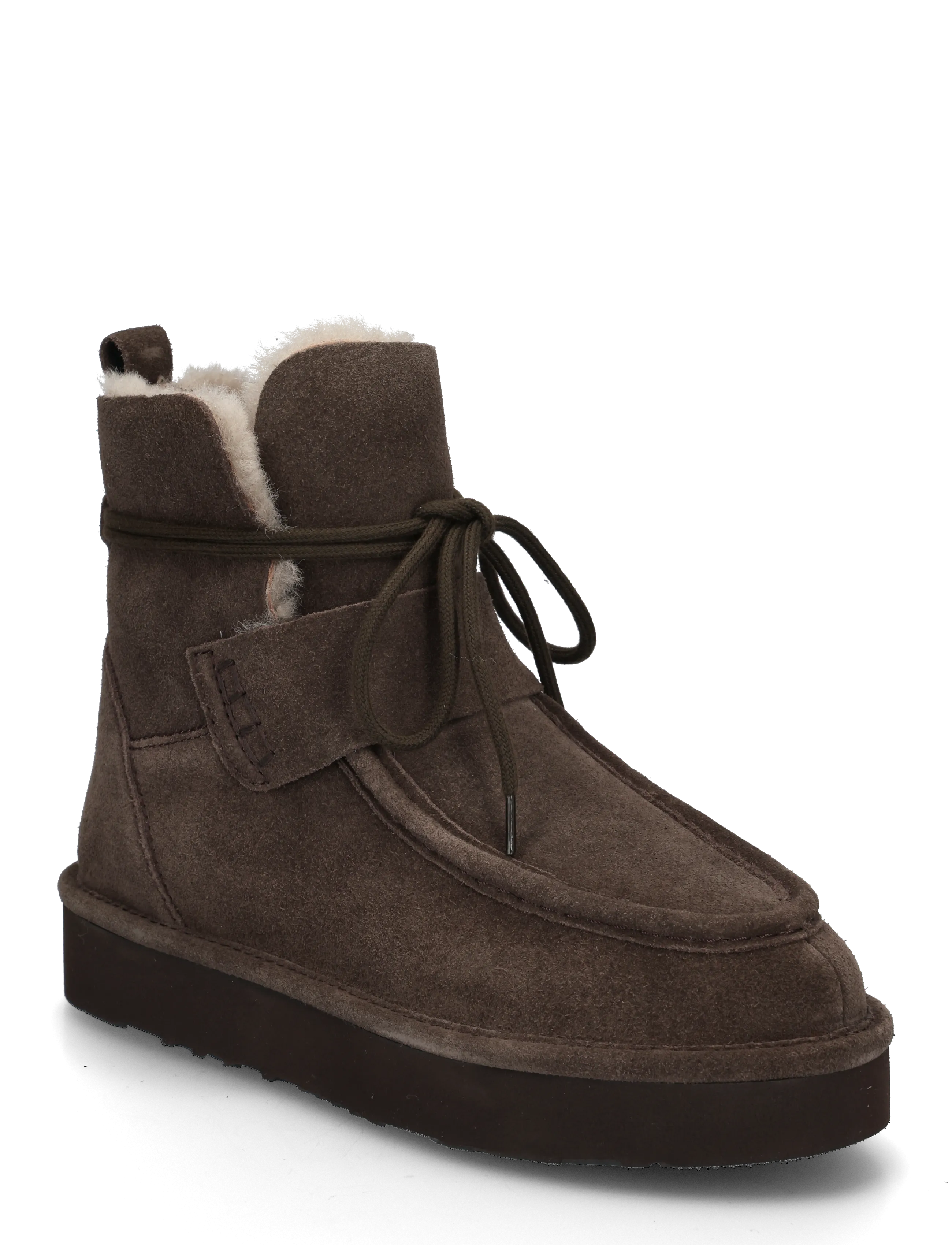 Gabor Laced ankle boot, warmlining - Schuhe - DARK BROWN / brown