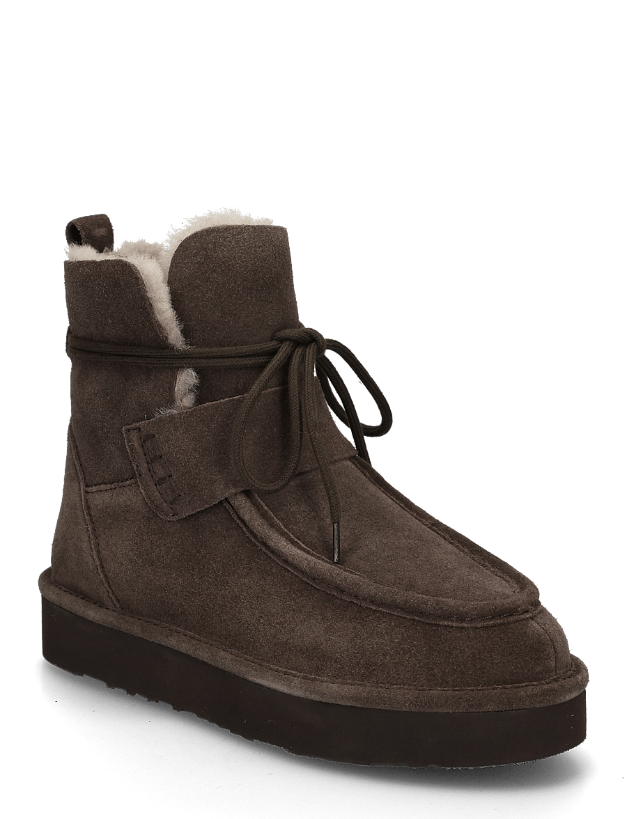 Gabor - Laced ankle boot, warmlining - winterschuhe - dark brown - 0