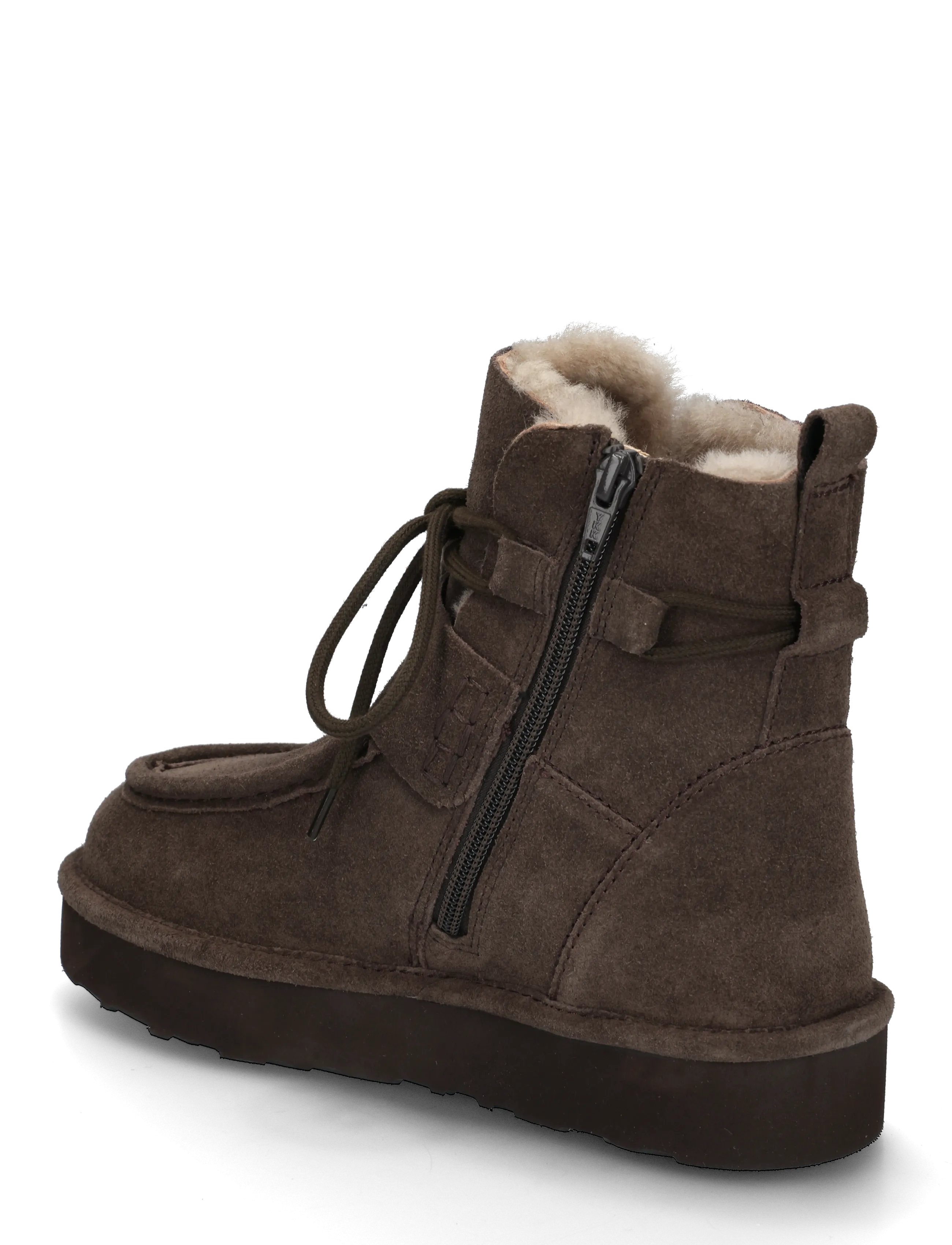 Gabor - Laced ankle boot, warmlining - winterschuhe - dark brown - 1