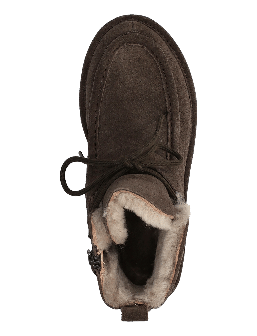 Gabor - Laced ankle boot, warmlining - flache stiefeletten - dark brown - 3
