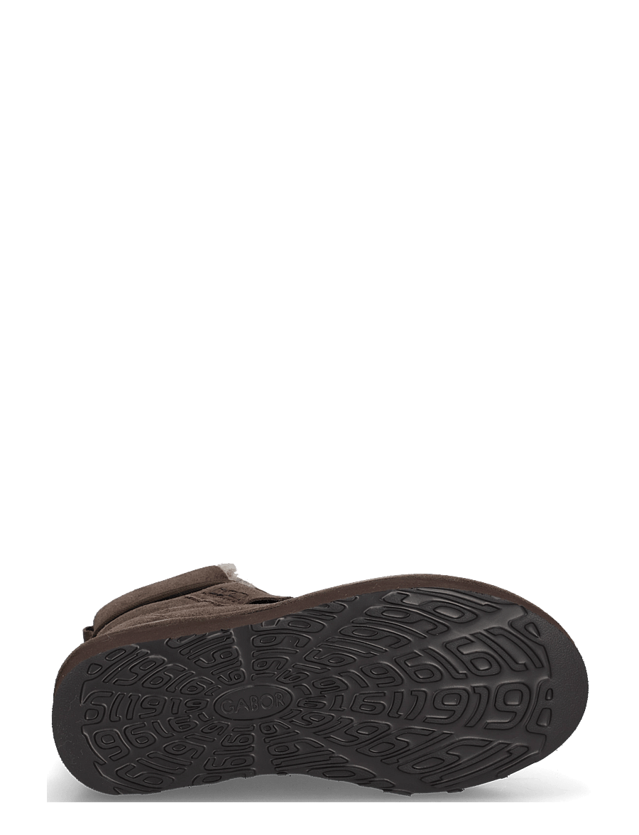 Gabor - Laced ankle boot, warmlining - flache stiefeletten - dark brown - 4