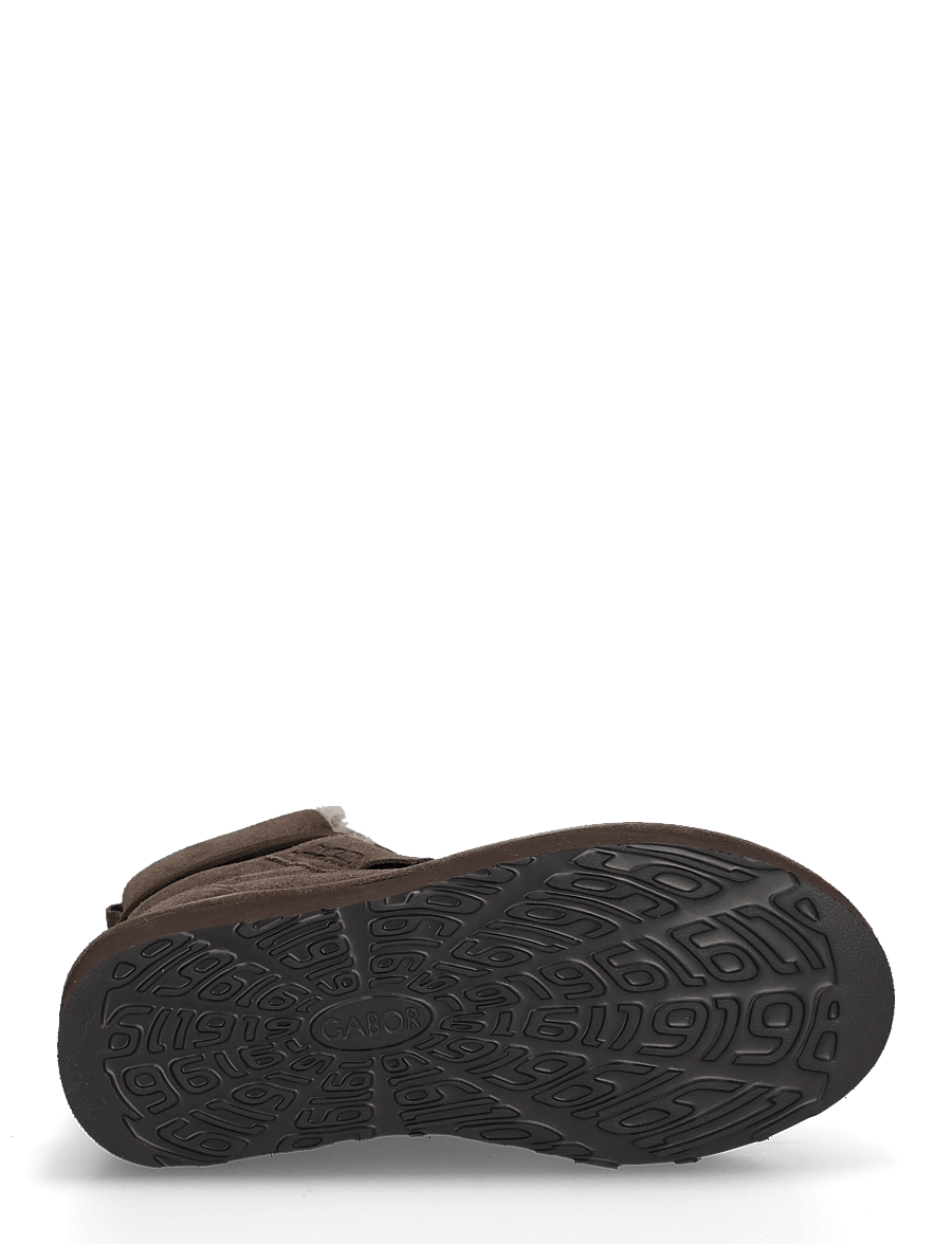 Gabor - Laced ankle boot, warmlining - winterschuhe - dark brown - 4