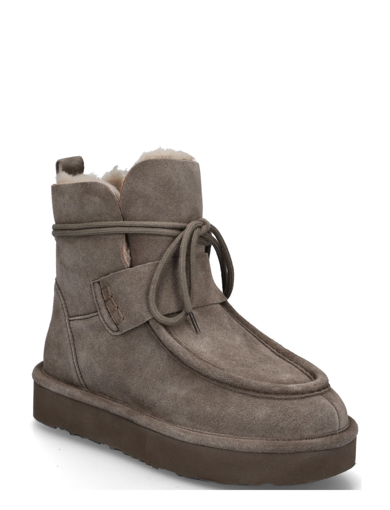 Gabor Laced ankle boot, warmlining - Farben der Saison - TAUPE / brown