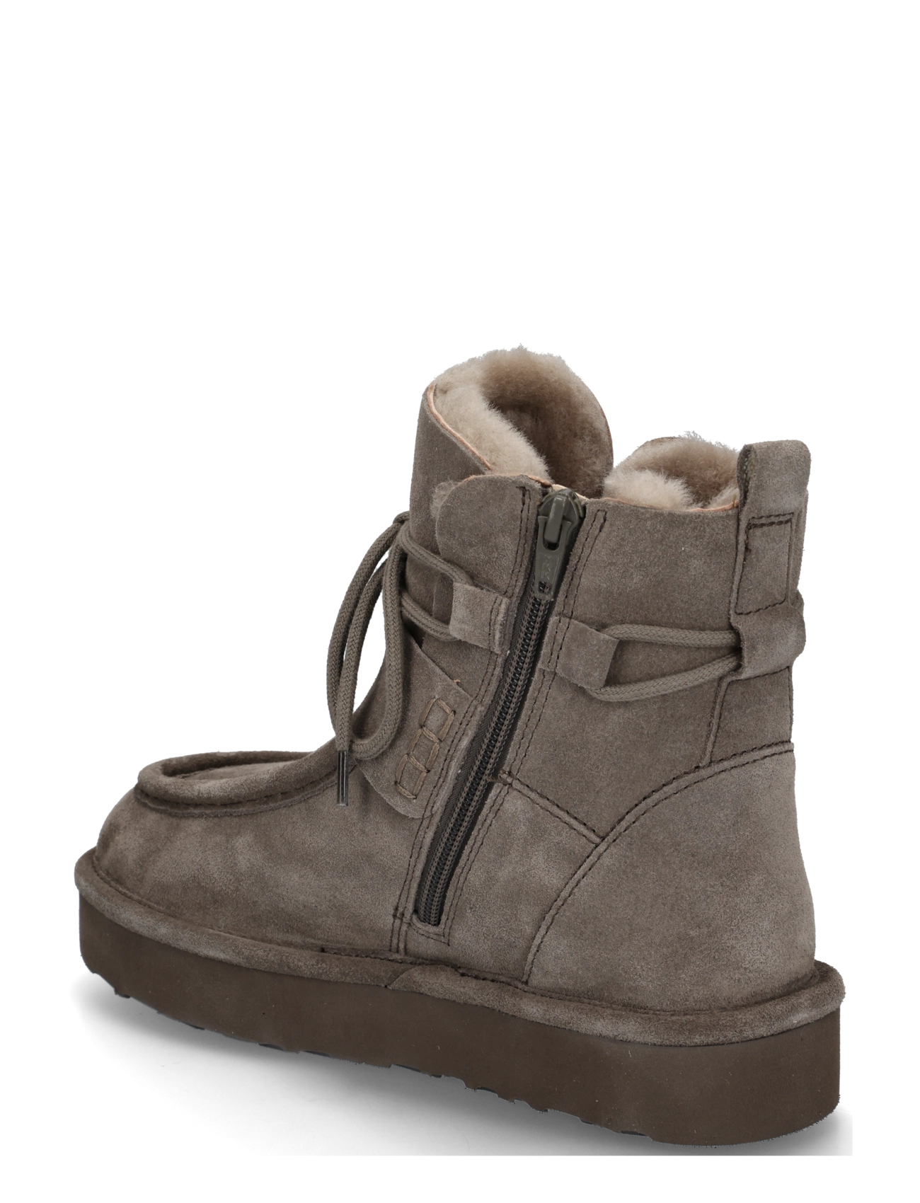 Gabor - Laced ankle boot, warmlining - taupe - 1
