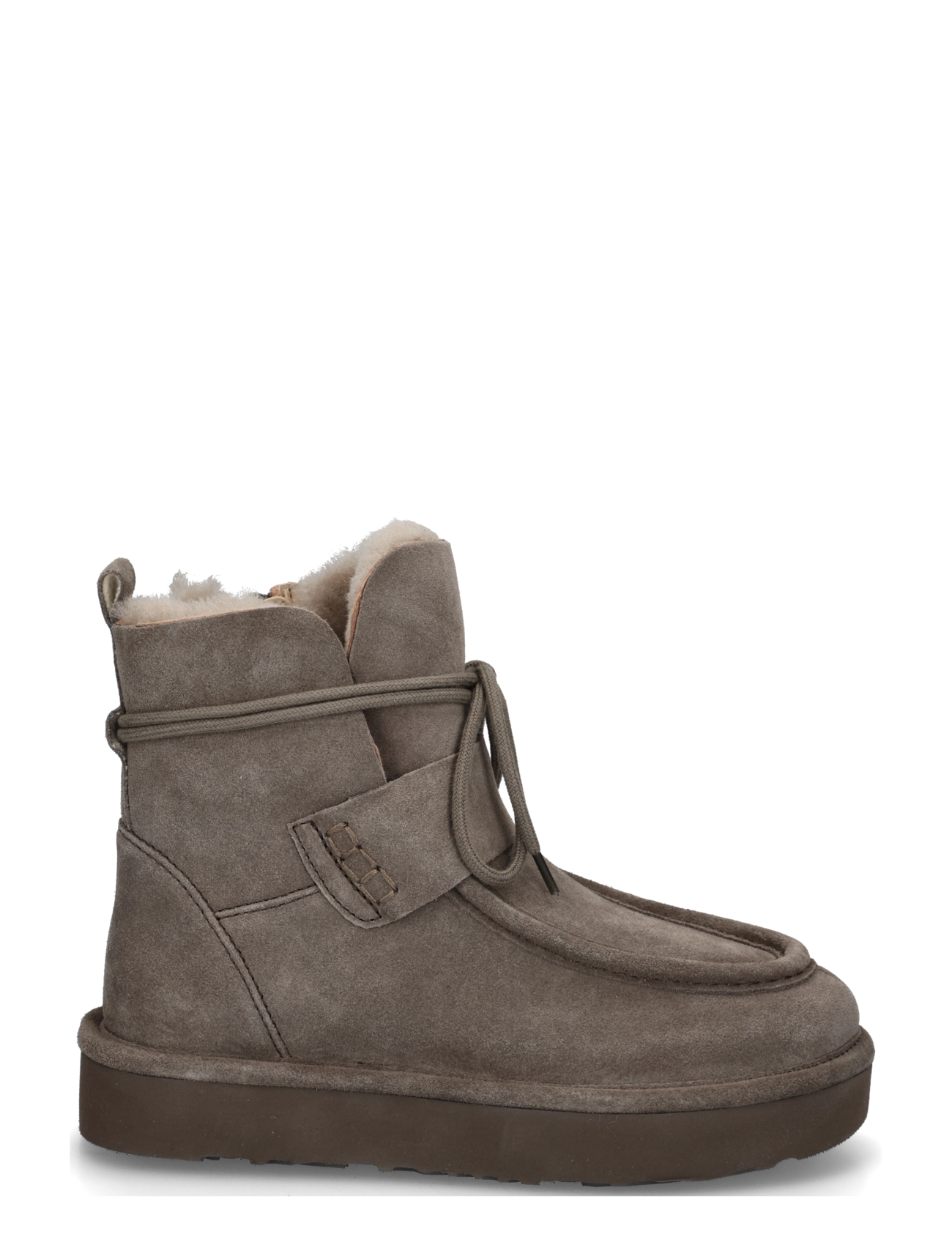 Gabor - Laced ankle boot, warmlining - taupe - 2