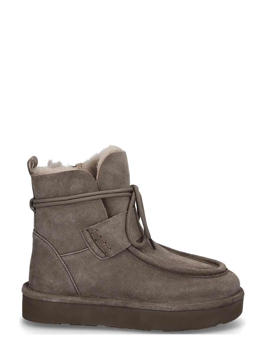 Gabor - Laced ankle boot, warmlining - flache stiefeletten - taupe - 2