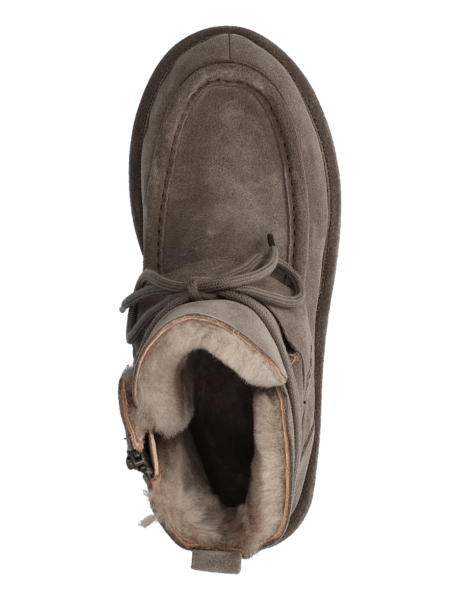 Gabor - Laced ankle boot, warmlining - flache stiefeletten - taupe - 3