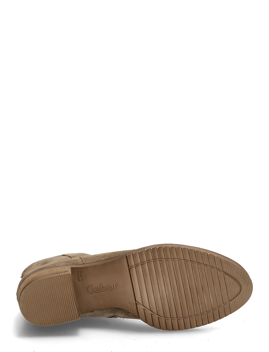 Gabor - Ankle boot - kontsaga poolsaapad - dark sand - 4