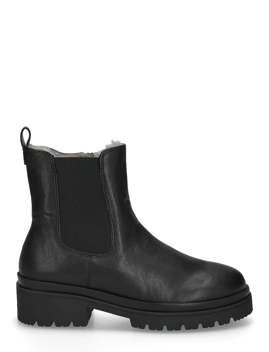 Gabor - Chelsea, warmlining - støvletter - black - 2