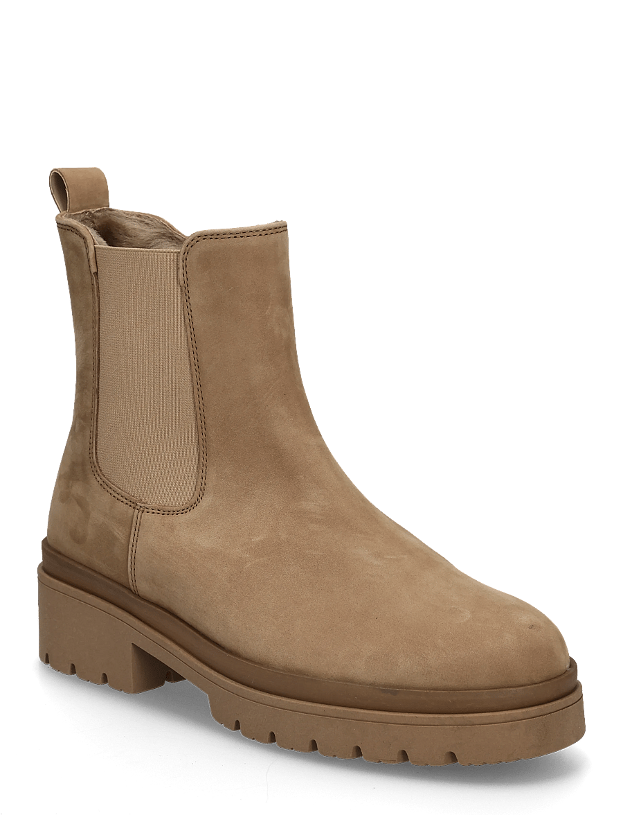 Gabor - Chelsea, warmlining - kontsaga poolsaapad - sand - 0