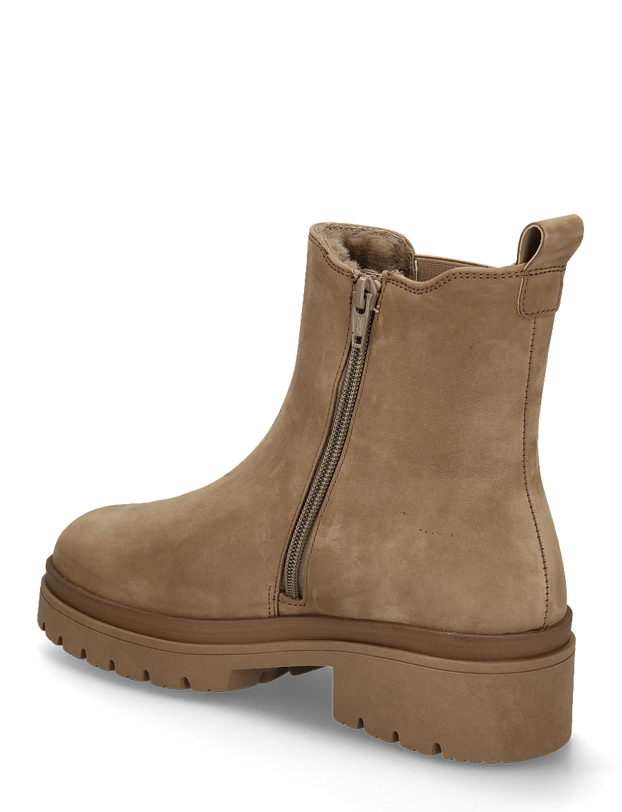 Gabor - Chelsea, warmlining - kontsaga poolsaapad - sand - 1