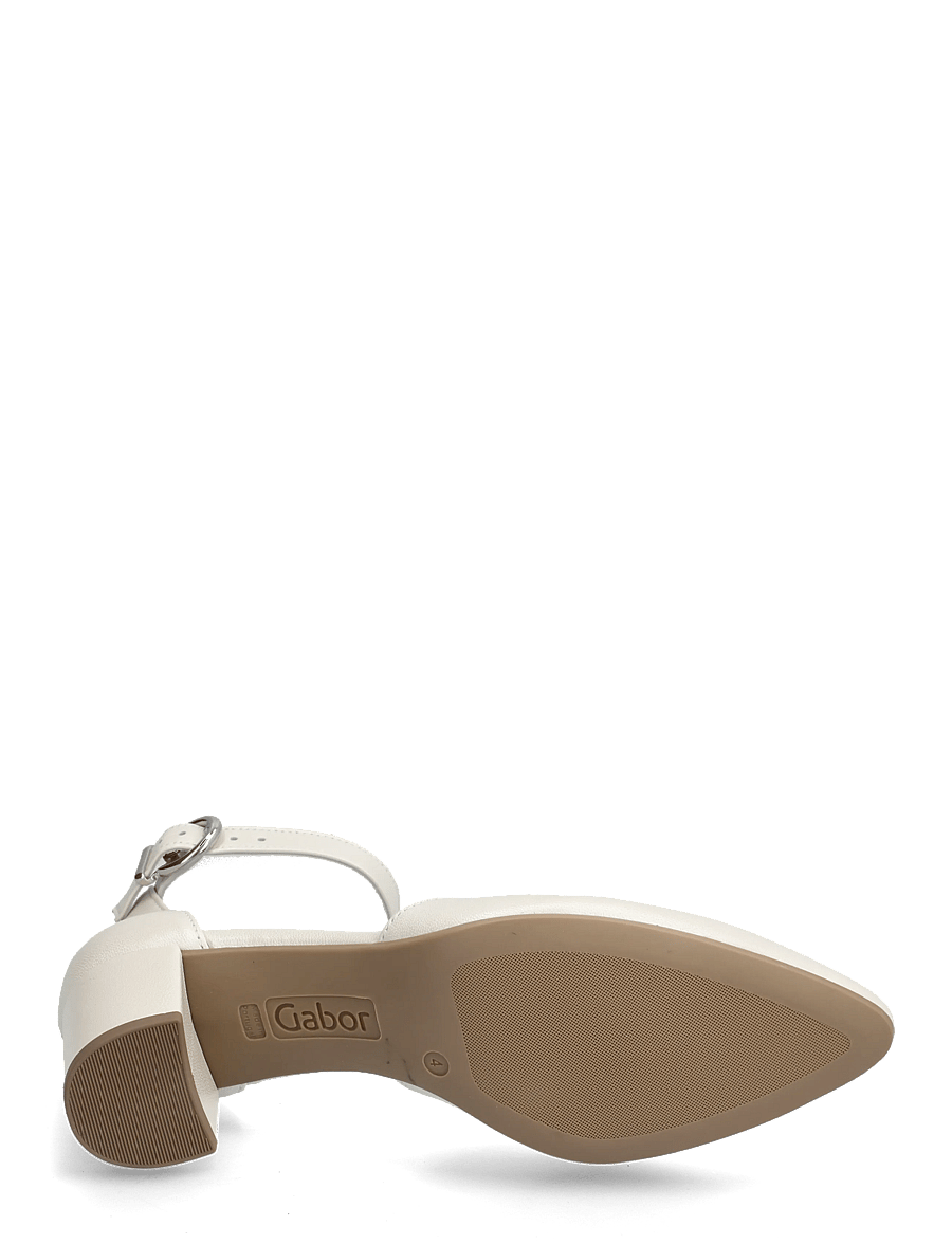 Gabor - Ankle-strap pumps - pumps - pearl white - 4