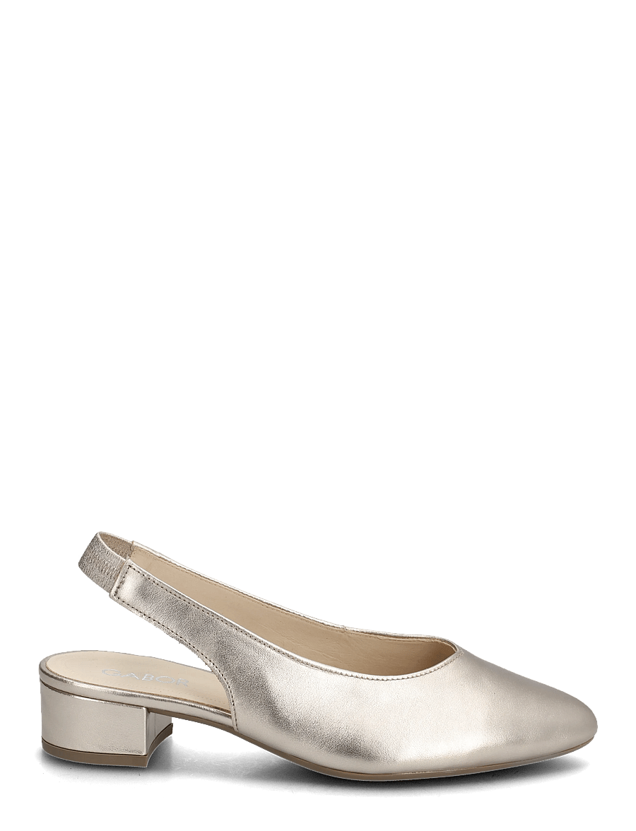 Gabor - Slingback - heeled slingbacks - soft gold - 1