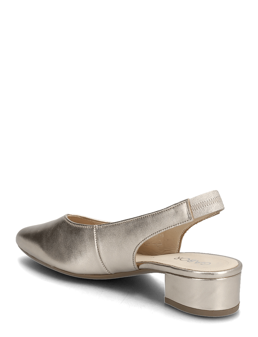 Gabor - Slingback - heeled slingbacks - soft gold - 2