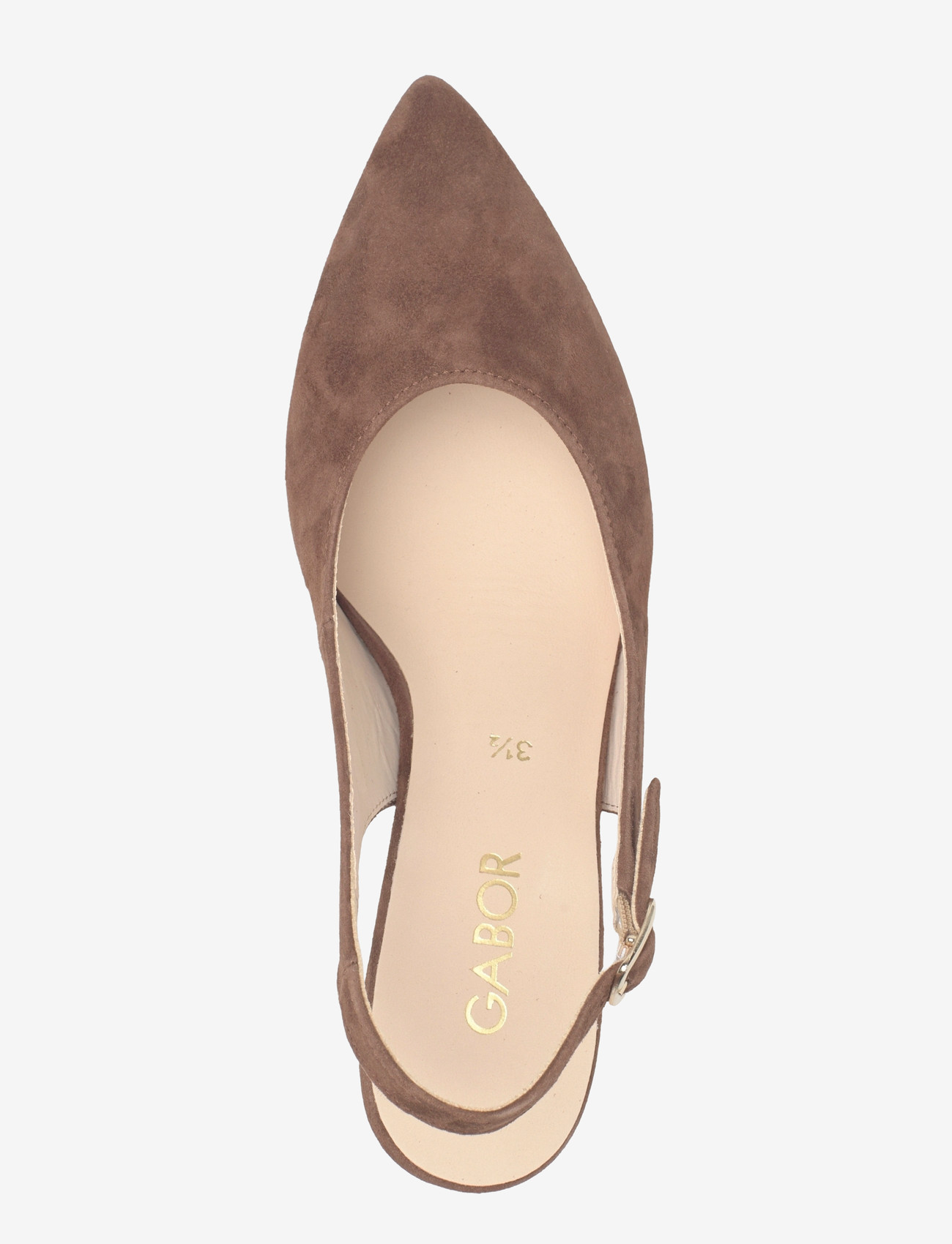Gabor - Slingback - heeled slingbacks - brown - 3