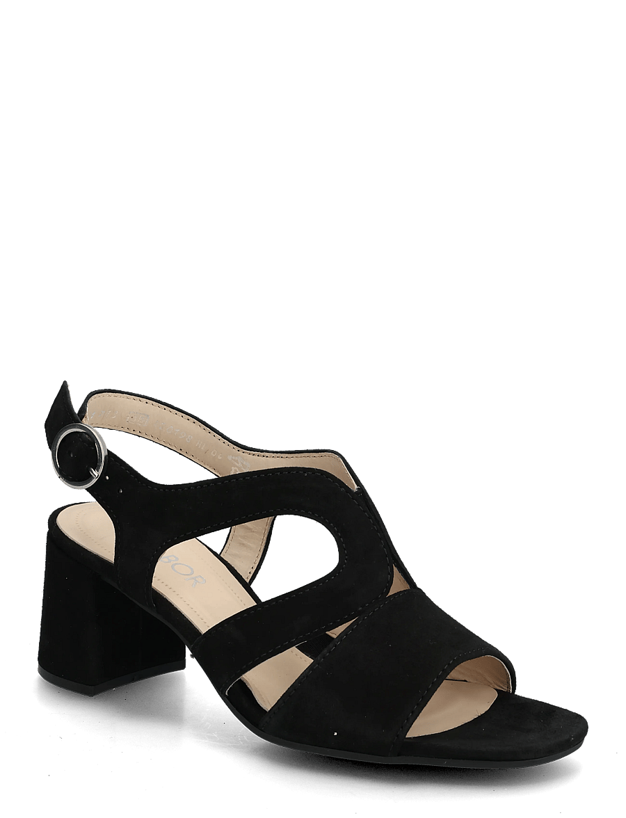 Gabor - Ankle-strap sandal - sandaletten - black - 0