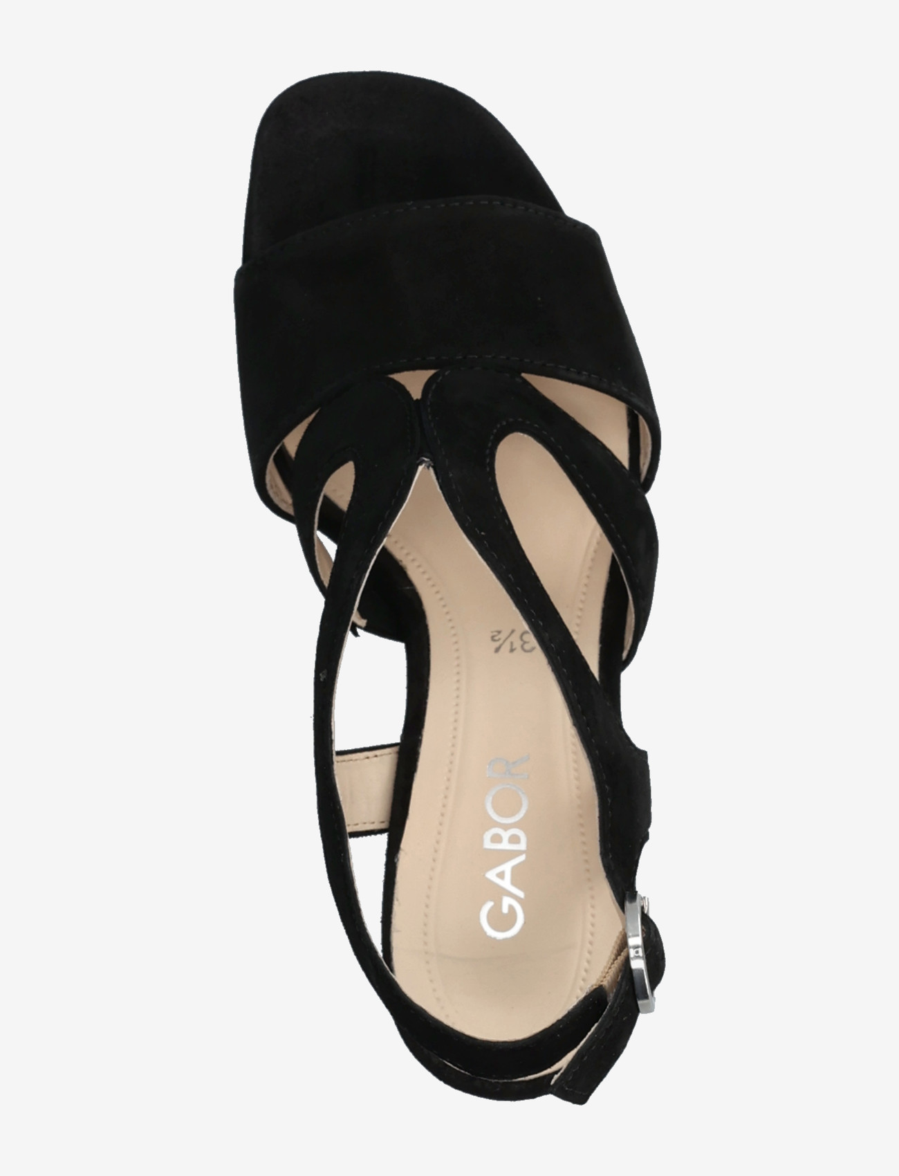 Gabor - Ankle-strap sandal - sandaler med hæl - black - 3