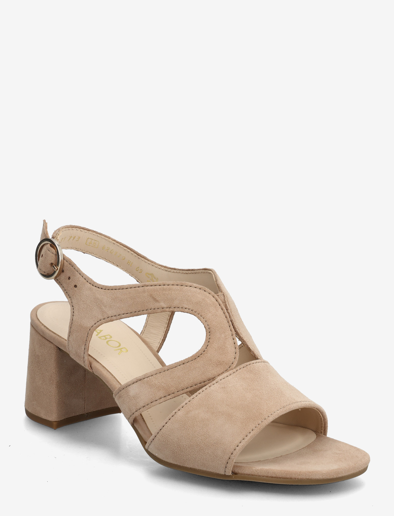 Gabor - Ankle-strap sandal - aukštakulnės basutės - sand - 0