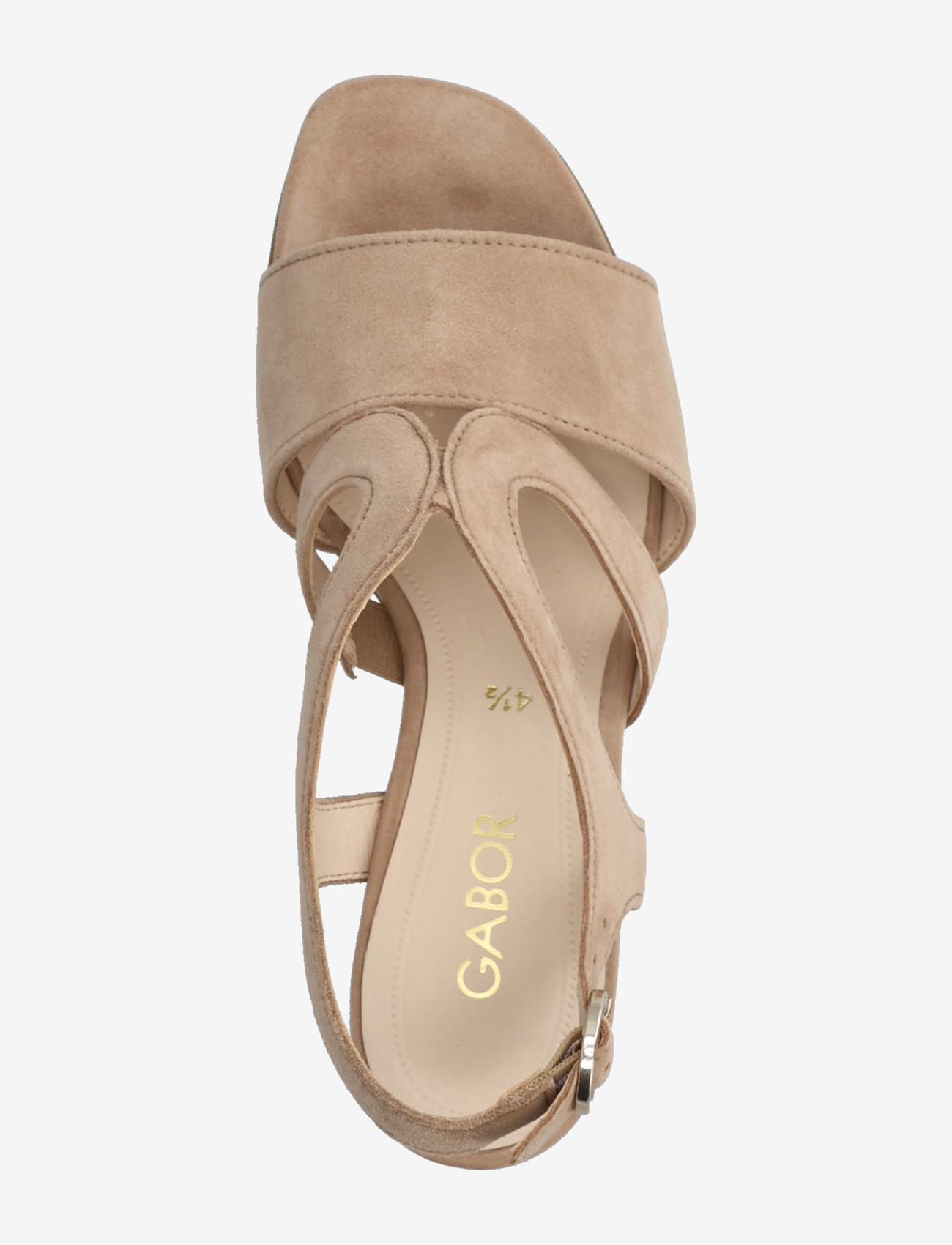 Gabor - Ankle-strap sandal - aukštakulnės basutės - sand - 3
