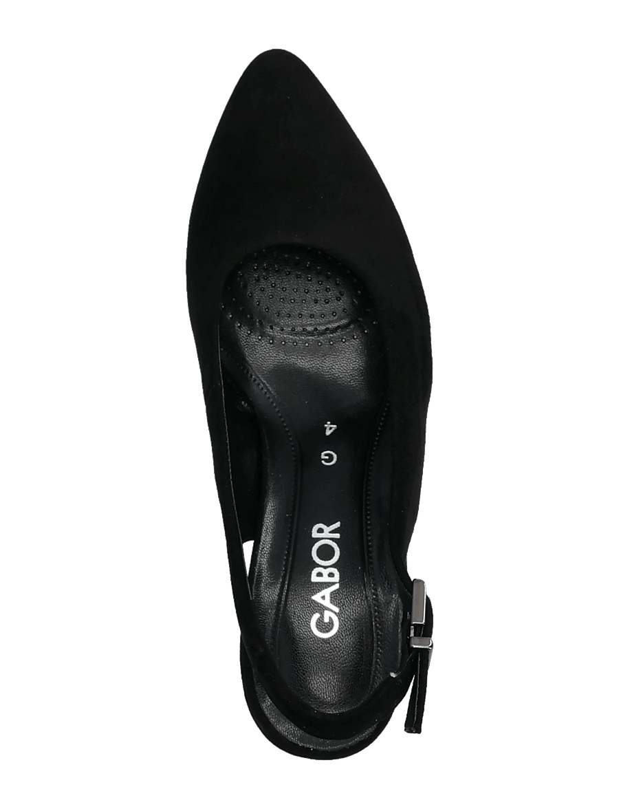 Gabor - Slingback - slingbacks med hæle - black - 3