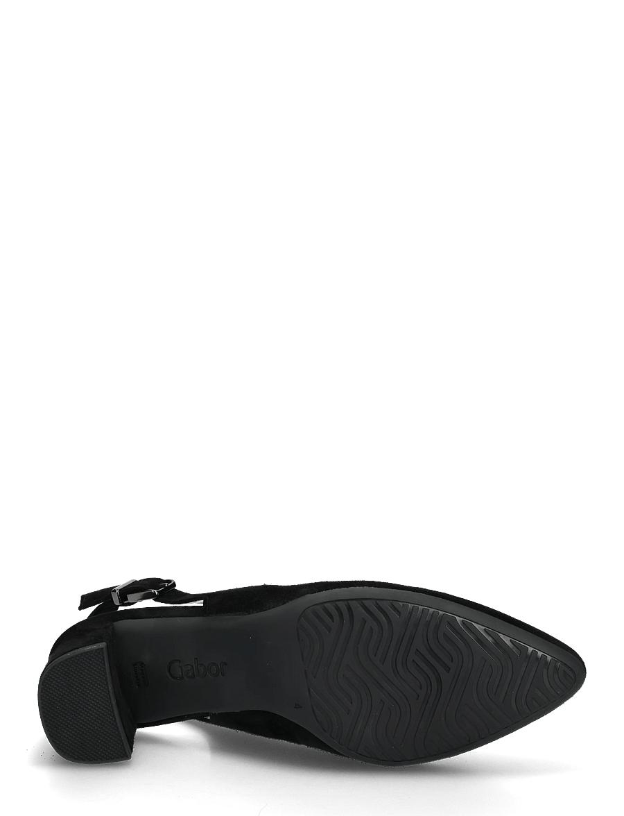 Gabor - Slingback - slingbacks med hæle - black - 4
