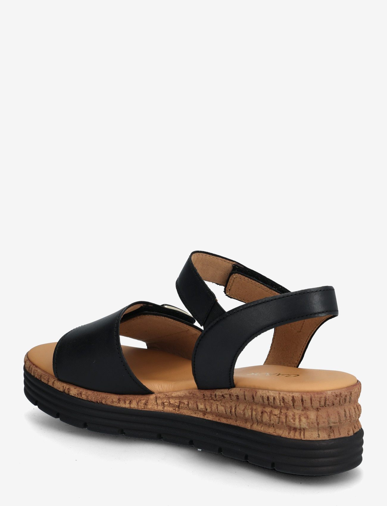 Gabor - Wedge sandal - lahtised kontsakingad - black - 2