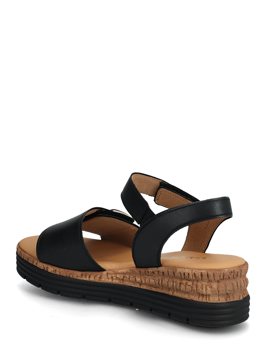Gabor - Wedge sandal - sandaler med hæl - black - 2