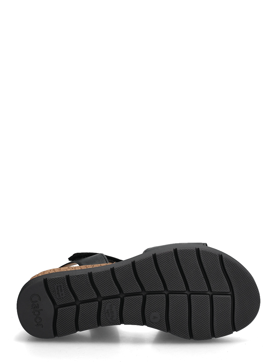Gabor - Wedge sandal - sandaler med hæl - black - 4