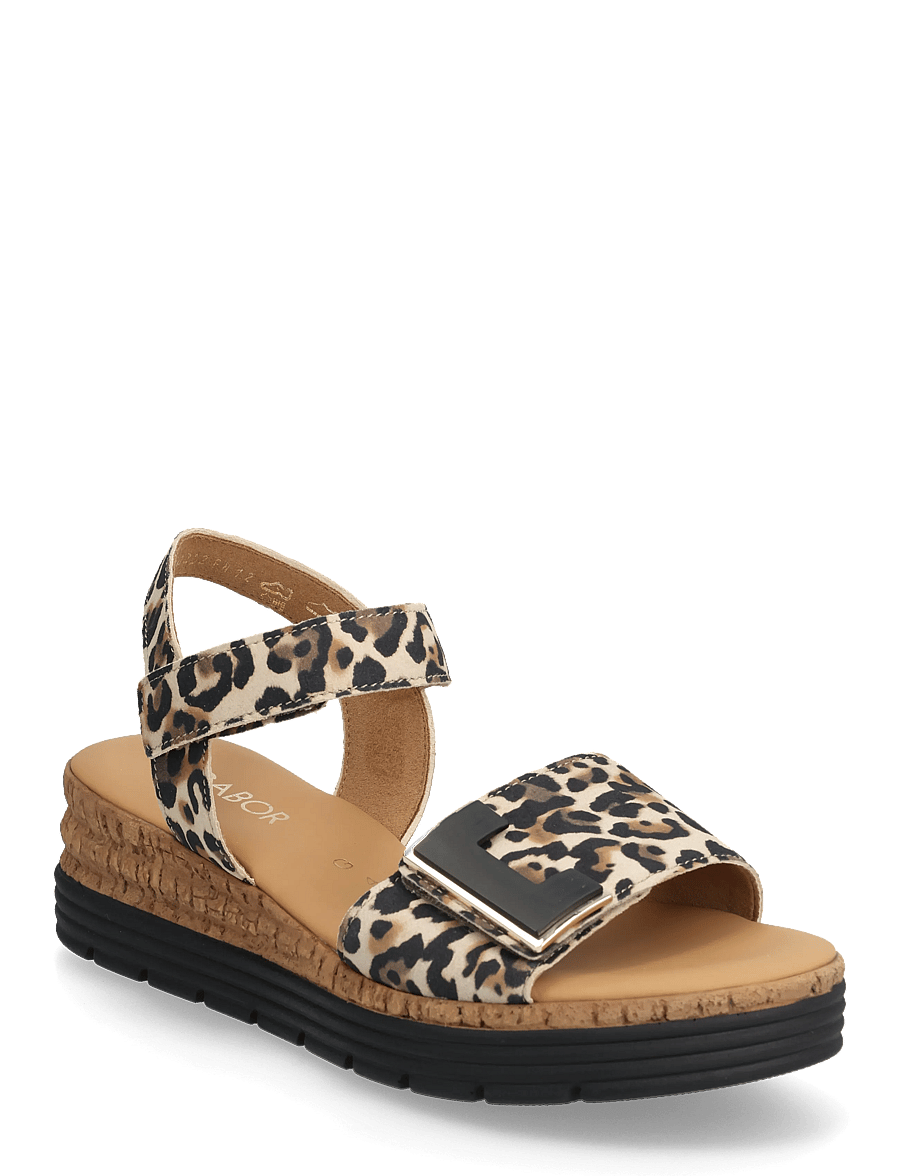 Gabor - Wedge sandal - sandaler med hæl - leopard - 0