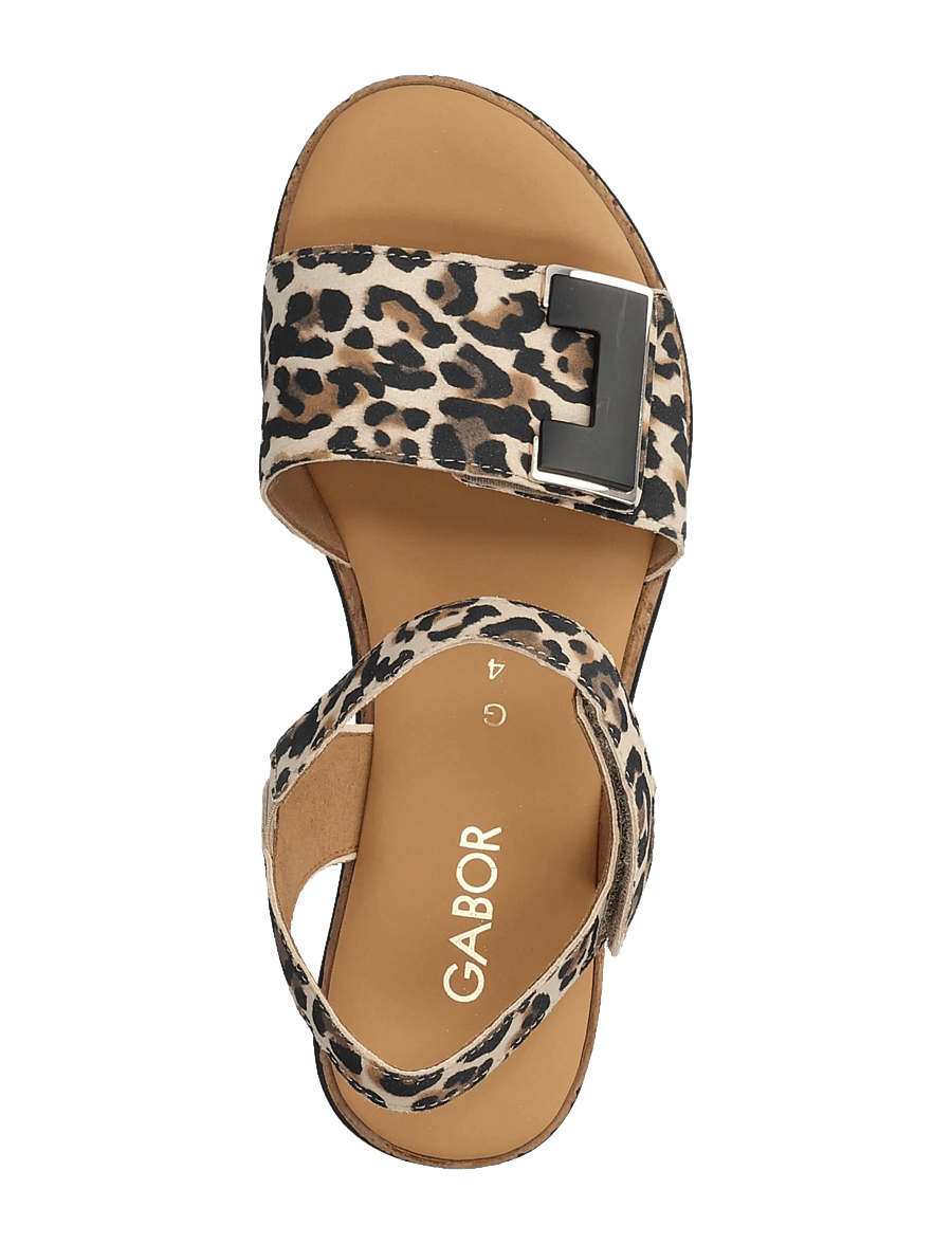 Gabor - Wedge sandal - sandaler med hæl - leopard - 3
