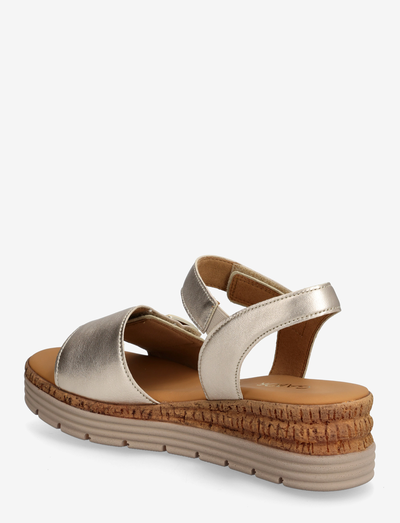 Gabor - Wedge sandal - sandaler med hæl - soft gold - 2