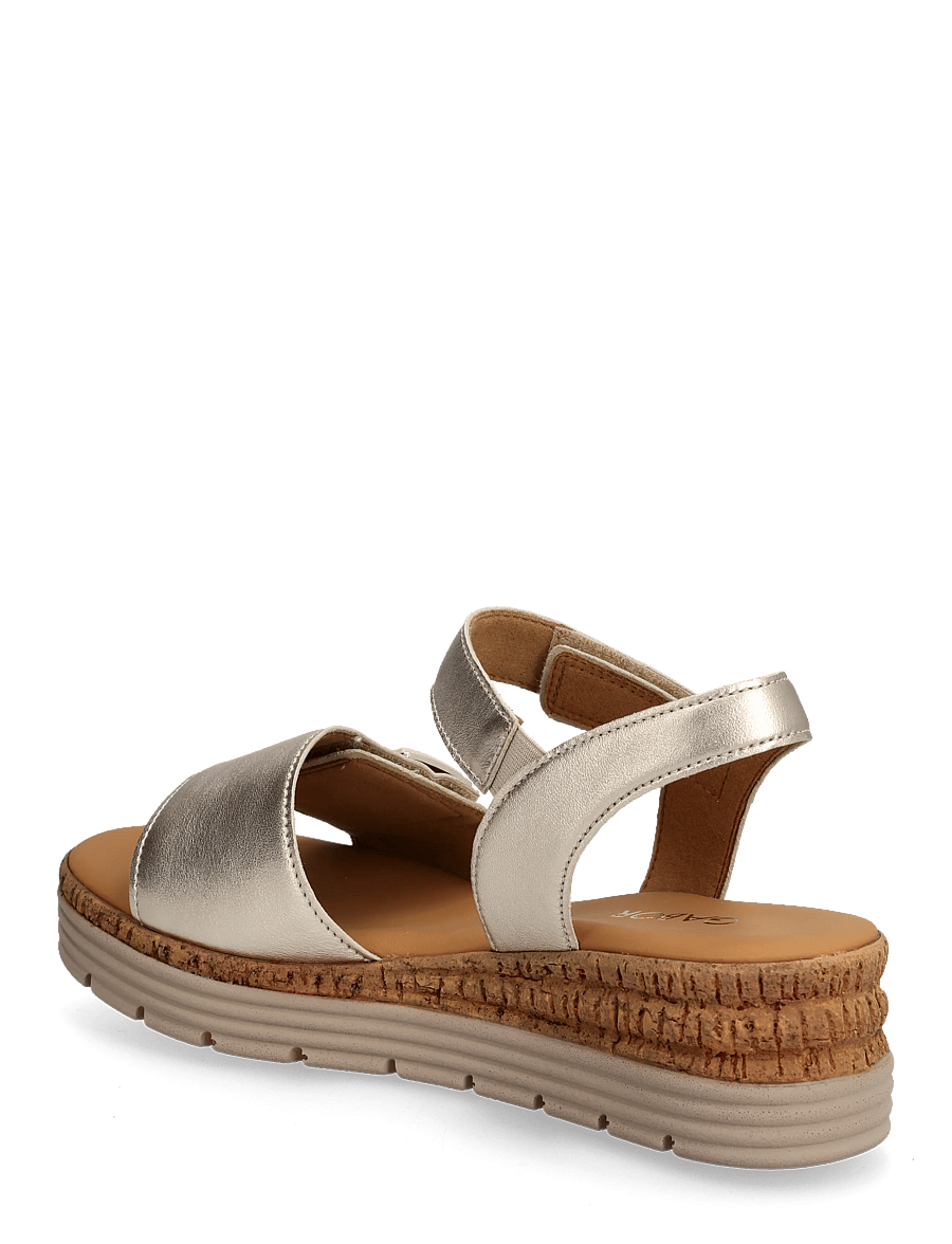 Gabor - Wedge sandal - sandaler med hæl - soft gold - 2