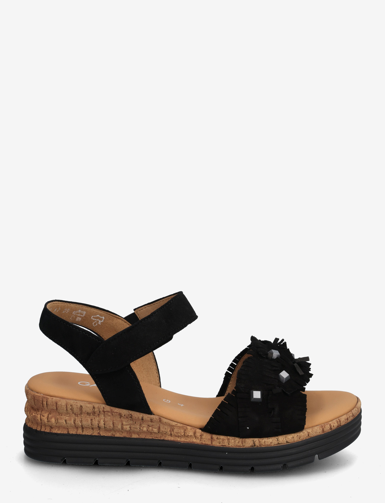 Gabor - Wedge sandal - platformsandaler - black - 1