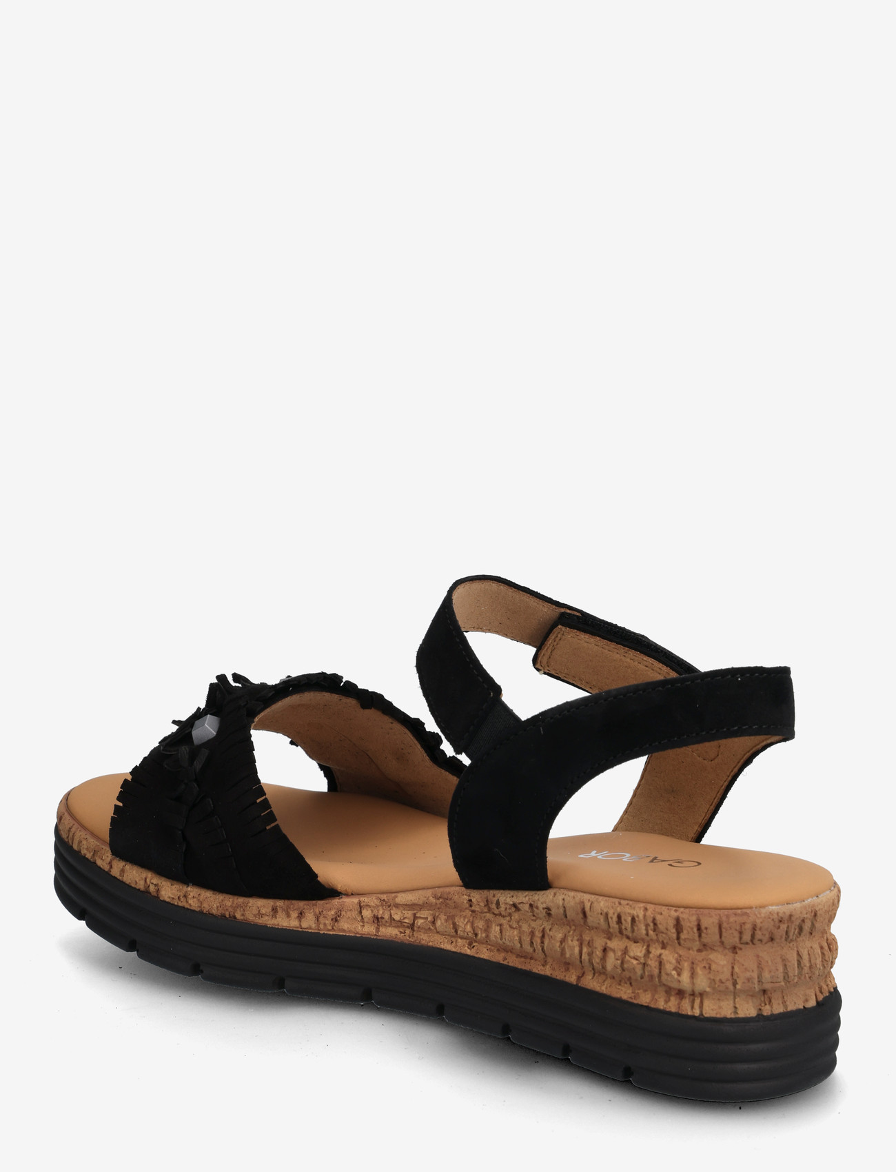 Gabor - Wedge sandal - platformsandaler - black - 2