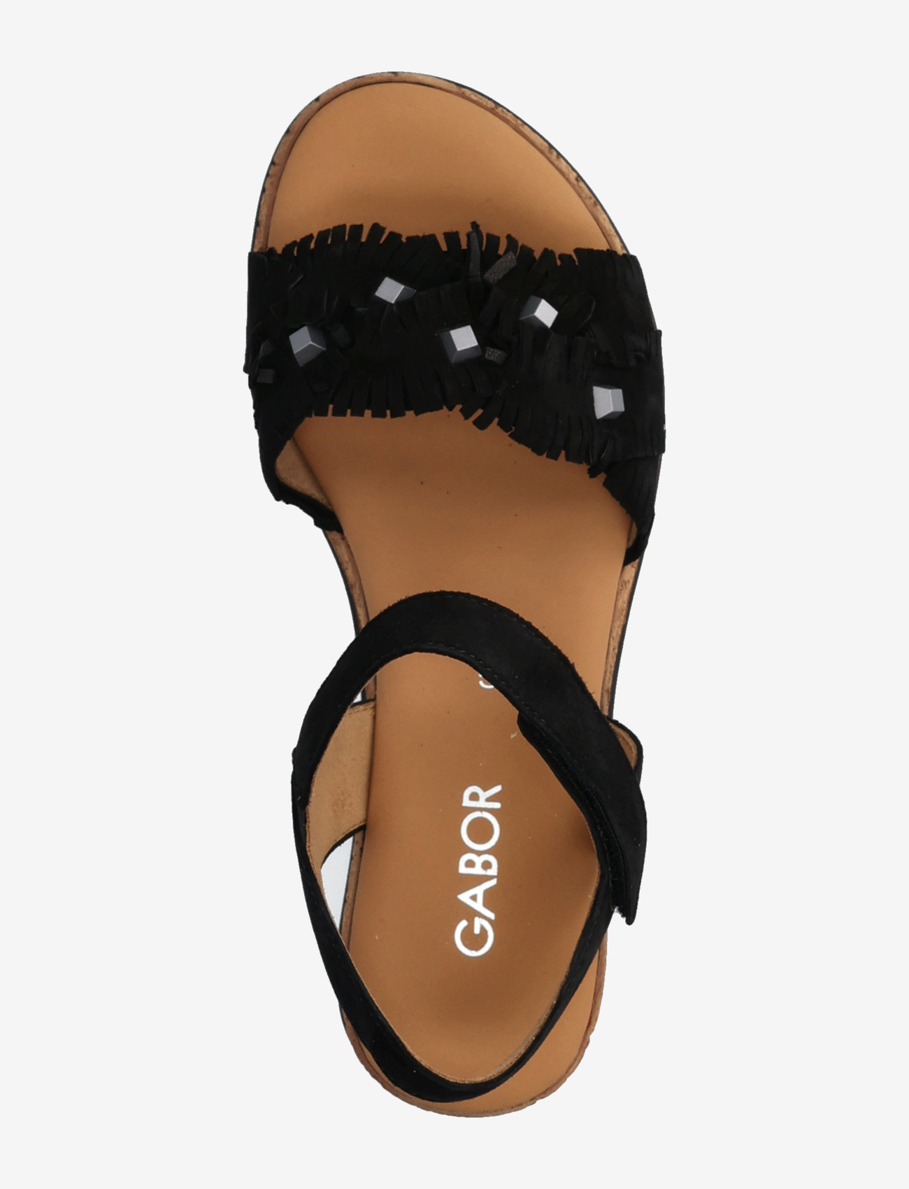Gabor - Wedge sandal - platformsandaler - black - 3