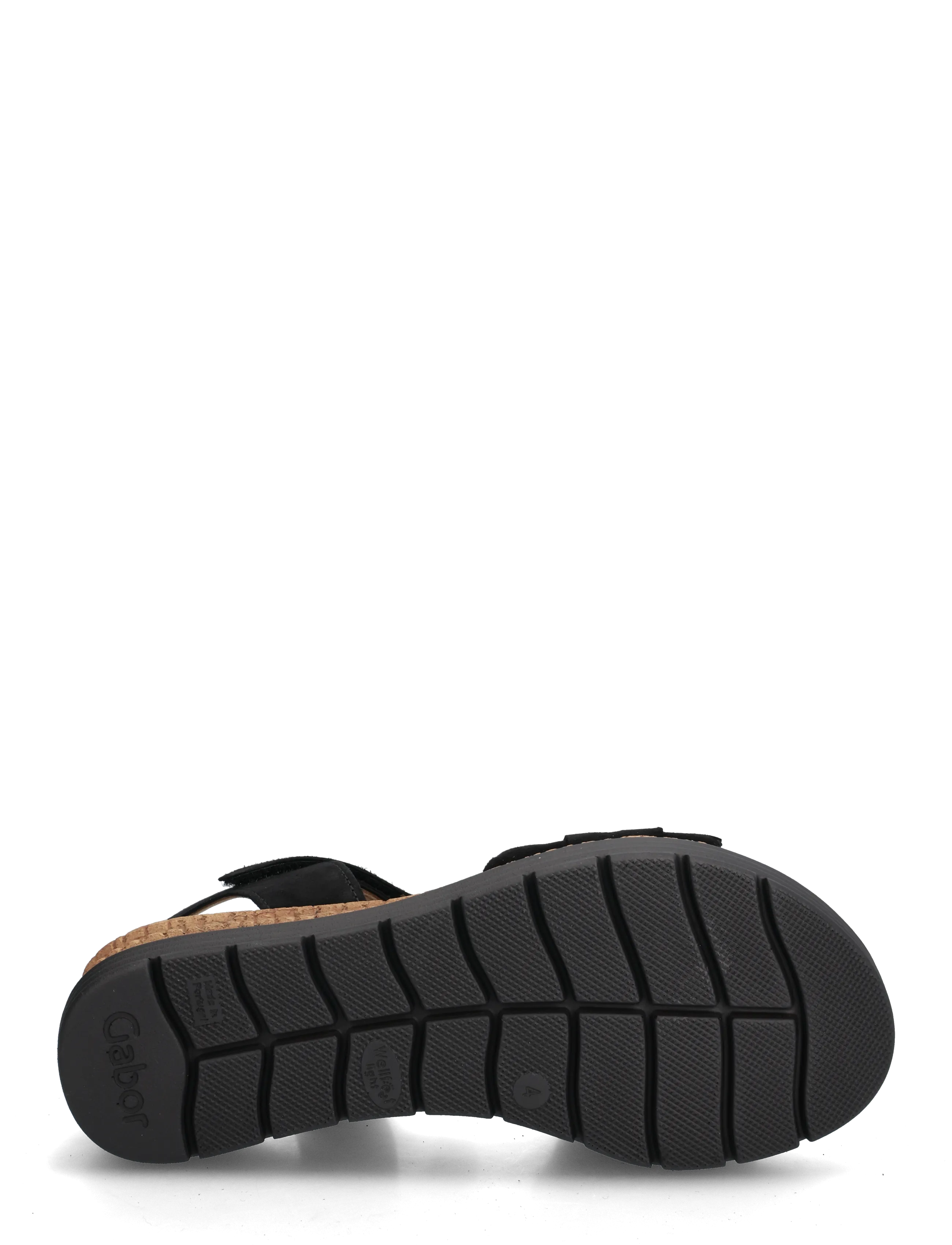 Gabor - Wedge sandal - gode sommertilbud - black - 4
