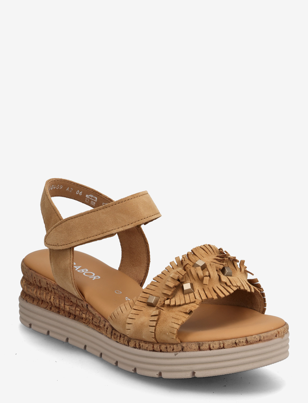 Gabor - Wedge sandal - platform sandals - cognac - 0